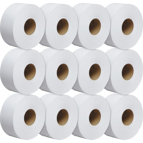 Kimberly-Clark Professional  Jumbo Bathroom Tissue, 1-Ply, 3-11/20"Wx2000'L, 12/CT, White