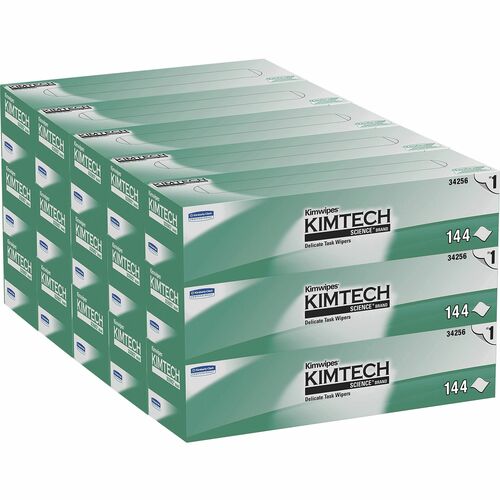 Kimberly-Clark Professional  Task Wipes, 16.4"x14.43", 144/BX, 15BX/CT, White
