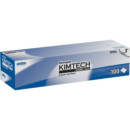 Kimberly-Clark Professional  Kimwipes Delicate Task Wipers, 3-Ply, 100 Shts/BX, White
