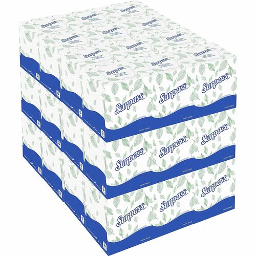 Kimberly-Clark Professional  Facial Tissue, 2-Ply, 8-2/5"x8-1/5", 110/BX, 36/CT, White