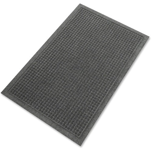 Millennium Mat Company  Wiper Mat, Indoor/Outdoor, Rubber, 24"x36", Charcoal