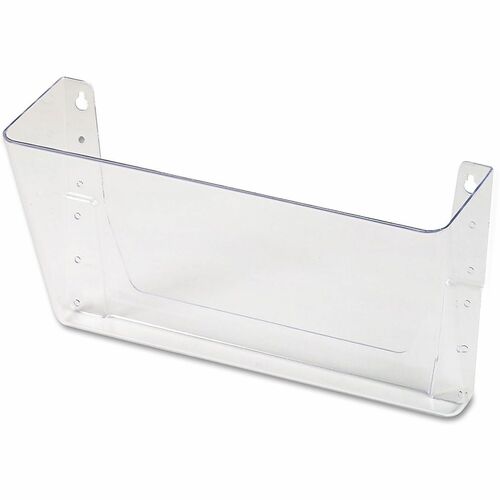 Universal  Wall Files, Letter Size, 13" x 4" x 7", Clear