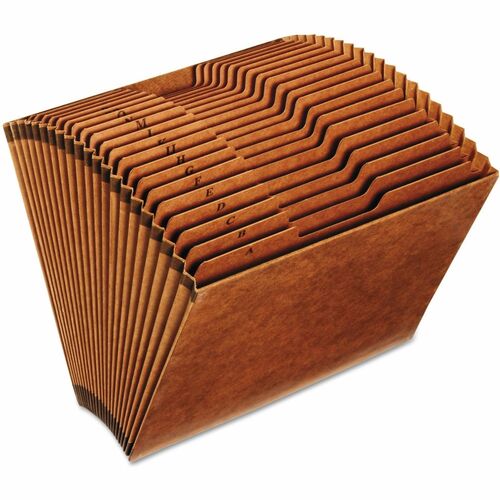 Universal  Expanding Files, 21 Sections, 1/21-Cut Tabs, Letter Size, Redrope