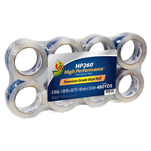 Duck Brand  HP260 Packing Tapes, 3" Core, 1-7/8"x60Yds, 8/PK, CL-DUC1067839