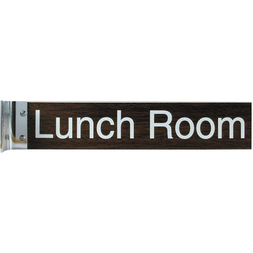 Shachihata Inc  Sign,Wall,Corridor,Customized,Aluminum Connector,2"x10",SR