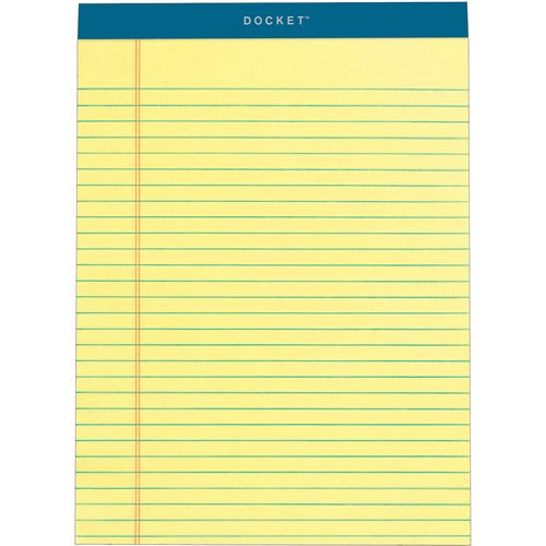 Tops  Writing Pad, 50 Sheet, 8-1/2"Wx11-3/4"Lx1-1/10"H, 6/PK, CA