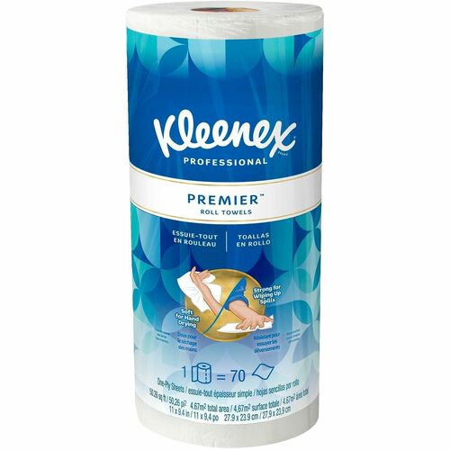 Kimberly-Clark Professional  Roll Towels, 10-2/5"x11", 70 Sh/RL, White