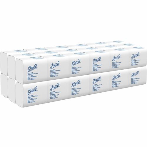 Kimberly-Clark Professional  Bathroom Tissue, 2-Ply, 4.5"x8.3", 250 Sht/PK,36PK/CT, White