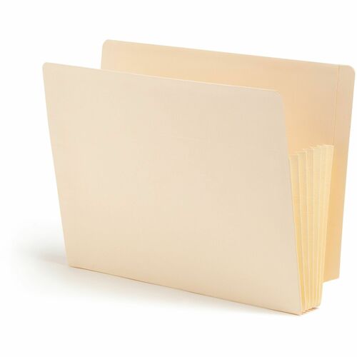 Smead  Manila End Tab TUFF Pockets, 5.25" Expansion, Letter Size, Manila, 10/Box