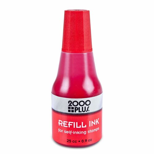 Consolidated Stamp Mfg.,Co.  Self-Inking Refill Ink, Red