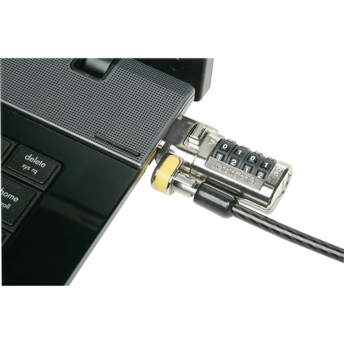 SKILCRAFT  Desktop Equipment Locking Kit, w/2 Keys, Cable, Gray
