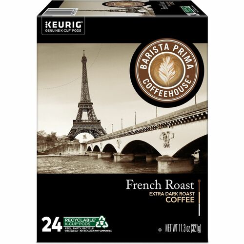 Green Mountain  Coffee,French Roast,Extra-Dark Roast,K-Cup,24/BX-GMT6611