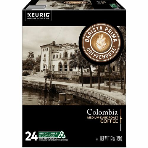 Green Mountain  Coffee,Colombia,Medium-Dark Roast,K-Cup,24/BX,Brown-GMT6613