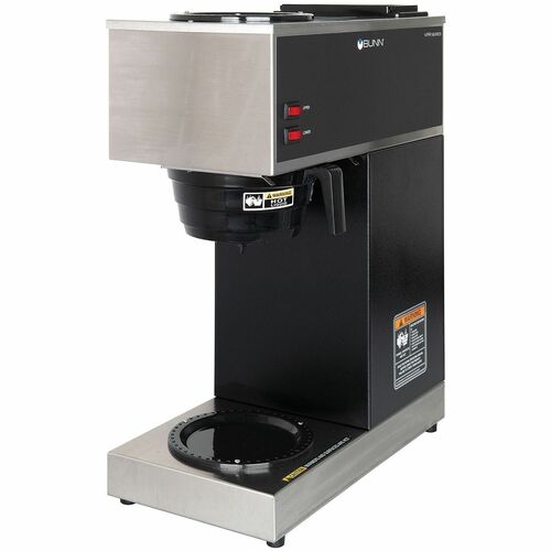Bunn  CoffeeBrewer,PourOver,2Decanters,2Warmer,12Cup,8"x15.9",BK