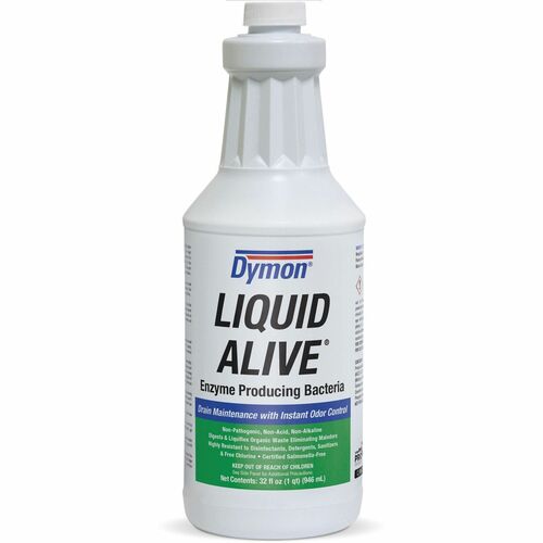 ITW Pro Brands  Liquid Alive Drain Maintenance, 32oz., 12/CT, Green