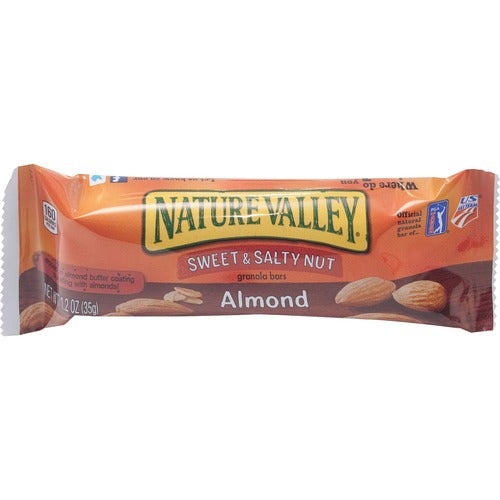 General Mills  Nut Granola Bars, Sweet/Salty, 1.2oz, 16/BX, Almond-GNMSN42068