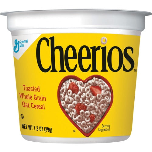 General Mills  Cereal-in-a-Cup, Single Serve, 1.30 oz., 6/PK, Cheerios-GNMSN13896