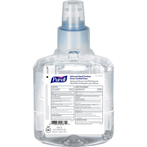 Gojo  Foam Hand Sanitizer, f/PURELL LTX-12, 1200ml, CL-GOJ190402