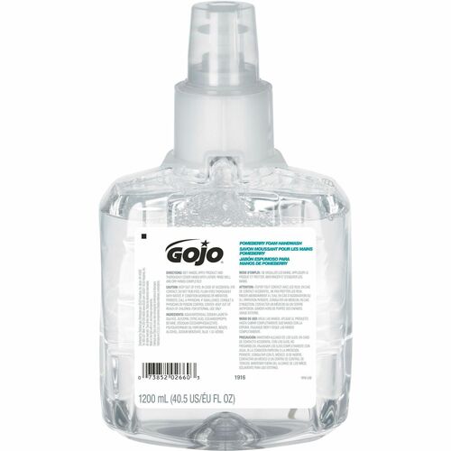 Gojo  Foam Handwash, f/LTX-12, 1200ml, Pomeberry/LBE-GOJ191602