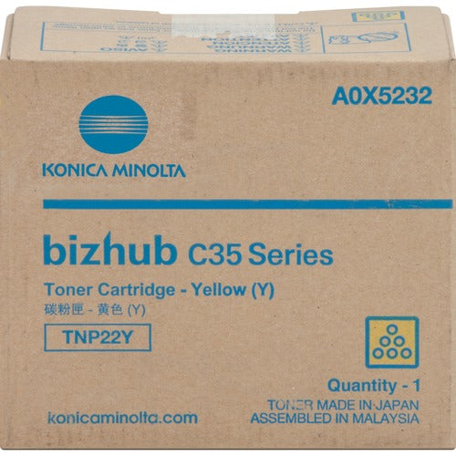 Konica Minolta  Toner Cartridge, f/C35/C35P, 4600 Page Yield, Yellow