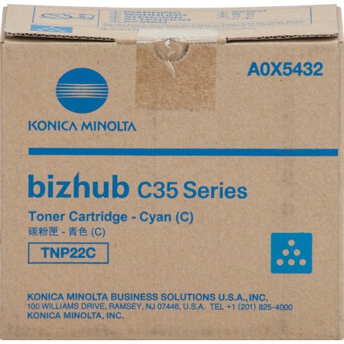 Konica Minolta  Toner Cartridge, f/C35/C35P, 4600 Page Yield, Cyan