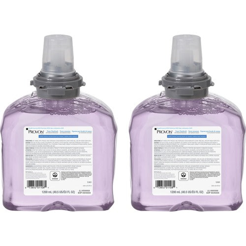 Gojo  Soap Refill, f/TFX Dispenser, Foam, 1200 mL, 2/CT, Purple-GOJ538502