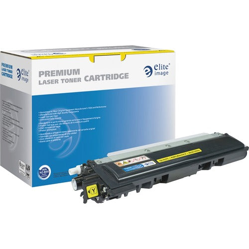 Elite Image  Toner Cartridge, 1400 Page Yield, Yellow-ELI75662