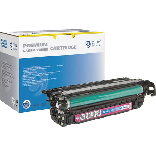 Elite Image  Toner Cartridge, r/ HPCE263A, 11000 Page Yield, Magenta-ELI75705