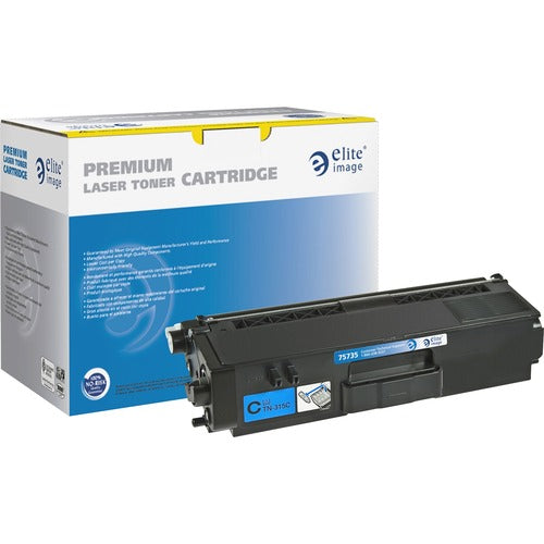 Elite Image  Toner Cartridge, 3500 Page Yield, Cyan-ELI75735