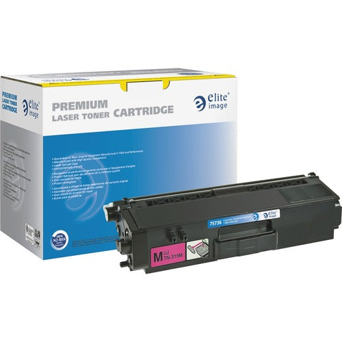 Elite Image  Toner Cartridge, 3500 Page Yield, Magenta-ELI75736