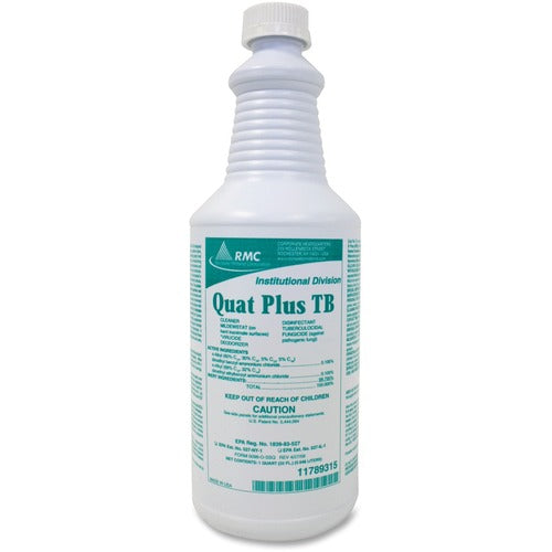 Rochester Midland Corporation  Quat Plus TB, Disinfectant, 32oz., Clear