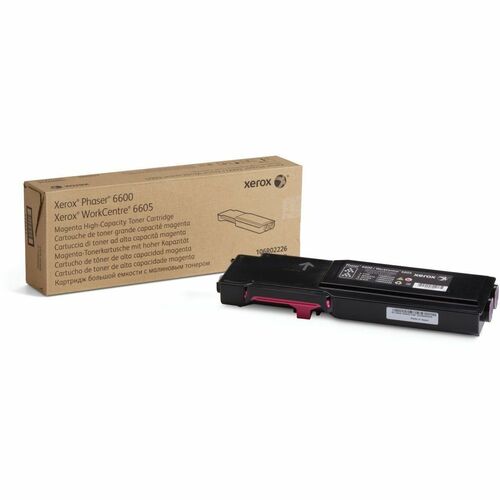 Xerox  Toner Cartridge, Ph6600/WC6605, 6000 Page Yield, MA