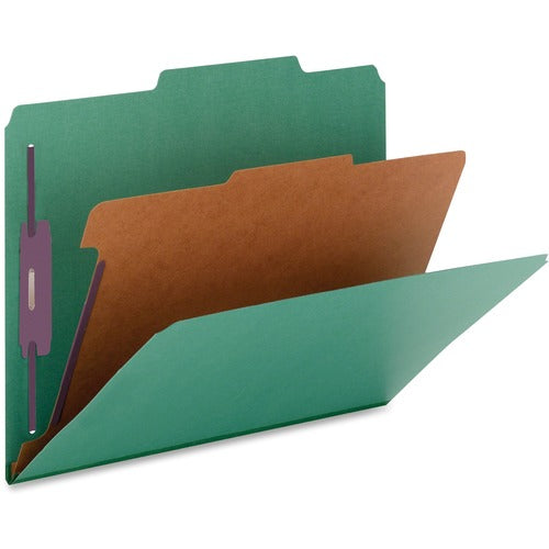 Nature Saver  Classification Folders,1 Div, 2" Exp., Legal,10/BX, GN