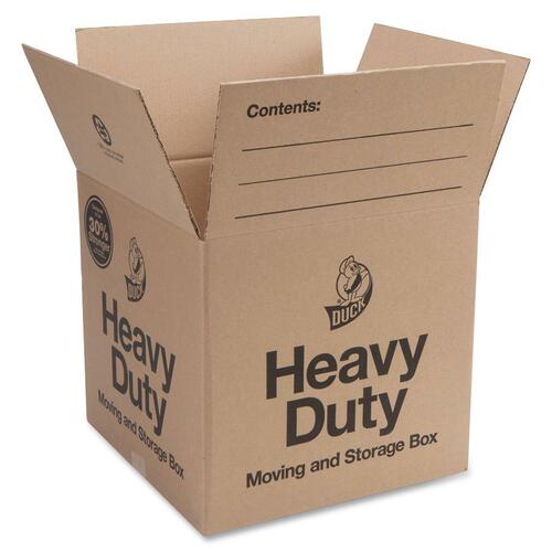 Duck Brand  Heavy Duty Box, 16"x16"x15", 6/PK, Brown-DUC280728