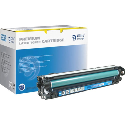 Elite Image  Toner Cartridge, HP 650A, 15000 Page Yield, Cyan-ELI75746