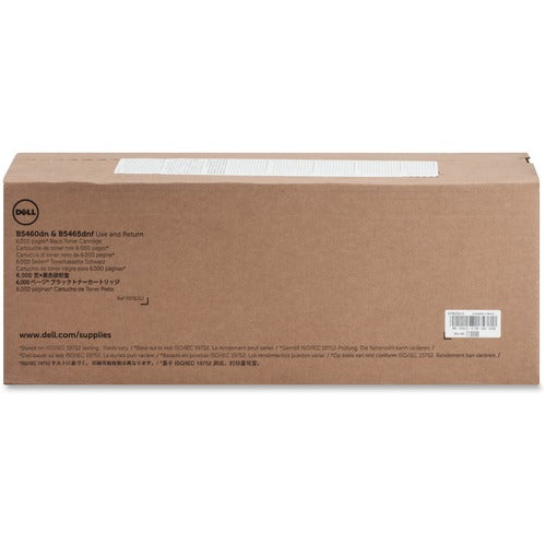 Dell Computer  Toner Cartridge, f/B5460/B5465, 6000 Page Yield, BK-DLLT6J1J