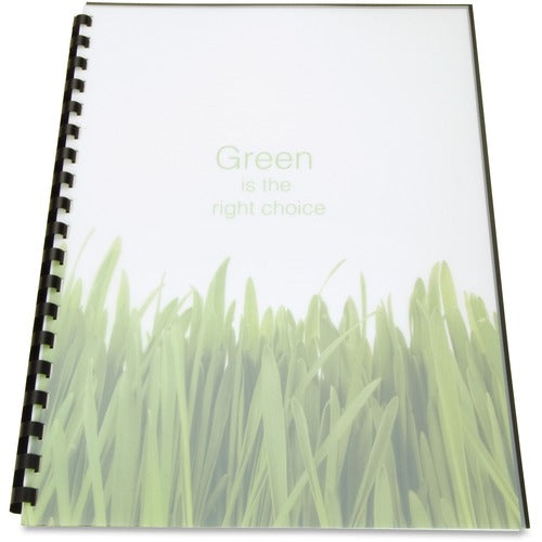 GBC  Recycled Poly Covers,Square Corners,8-1/2"x11",25/PK,Frost-GBC25817