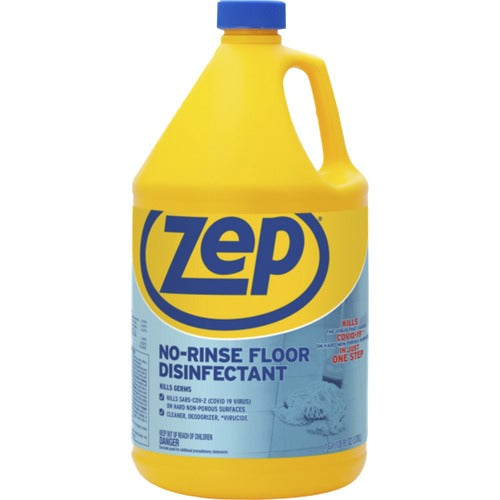 Zep Commercial  Commercial Floor Disinfectant, No Rinse, 1 Gallon, BE