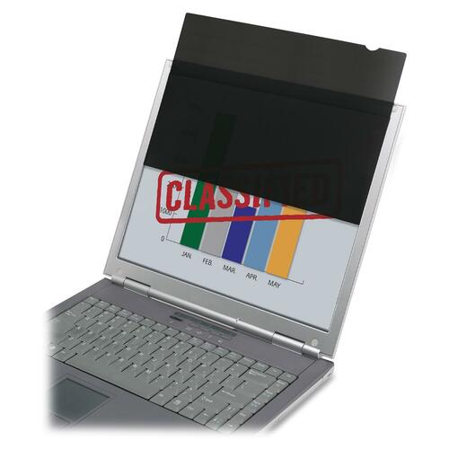 SKILCRAFT  Privacy Filter, 16.9 Aspect Ratio, 24" Screen, Black