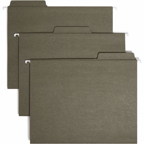 Smead  Hanging Folders, 11pt, 1/3 Cut, Ltr, 11-3/4"x10", 20/BX, GN