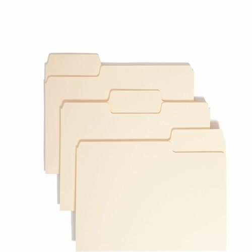 Smead  Super Tab Folders,Letter,1/3 Cut Tab, Ltr,24/PK,10PK/CT,MLA