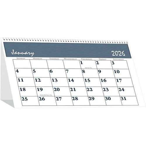 House Of Doolittle  Desk Tent Calendar,12Mth,Jan-Dec,7"x4-1/2",Bar Harbor, BE/GY-HOD3679