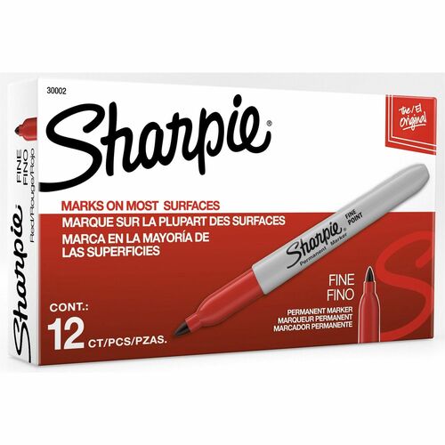 Newell Brands  Permanent Marker,Sharpie,Fine Point,RD