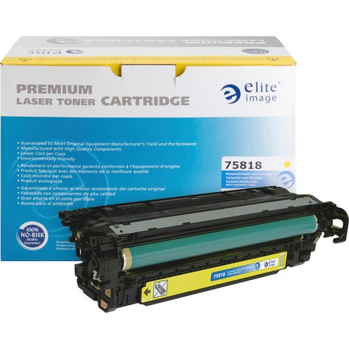 Elite Image  Toner Cartridge, 6000 Page Yield, Yellow-ELI75818