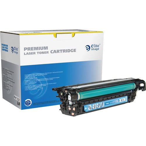 Elite Image  Toner Cartridge, 12500 Page Yield, Cyan-ELI75864