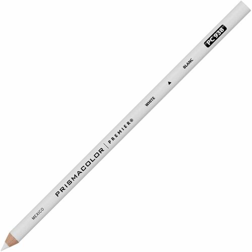 Newell Brands  Color Pencils, Woodcase, Prisma, 1 DZ, White