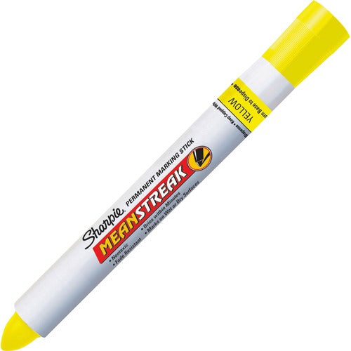 Newell Brands  Permanent Marking Stick, Bullet Point, Yellow