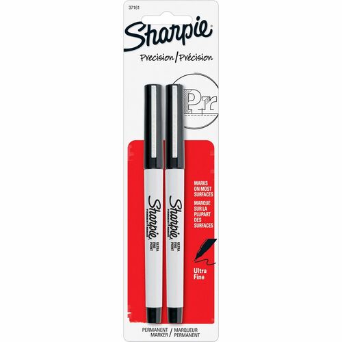 Newell Brands  Permanent Marker, Ultra Fine Point, 2/PK, Black