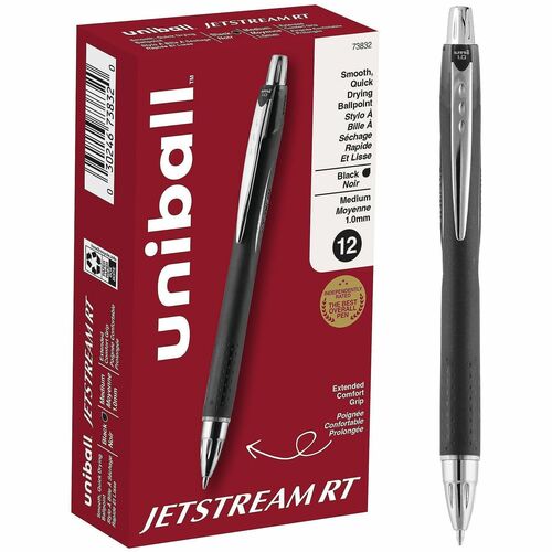 uni-ball Corporation  Pen,Rollerball,Refillable,1.0mm Tip,Black Ink