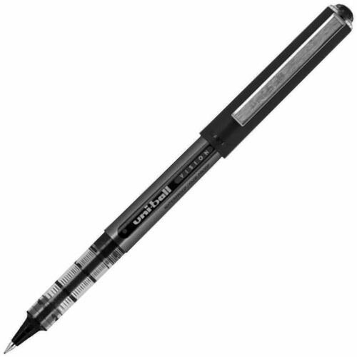 uni-ball Corporation  Pen, Rollerball, Nonrefillable, 0.7 mm,1 Dozen, Black Ink
